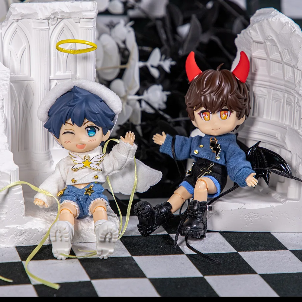 Ob11 vestiti per bambini giacca e gilet stile giacca a vento stile 1/12 BJD GSC molly P9 vestiti per bambole