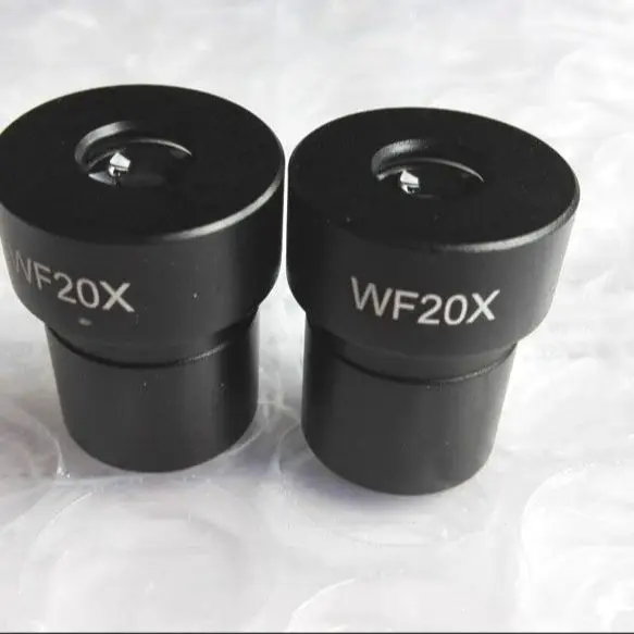 WF20X 10mm Wide Angle Biological Microscope Bio-microscope Optical Eyepiece Lens Mounting Size 23.2mm