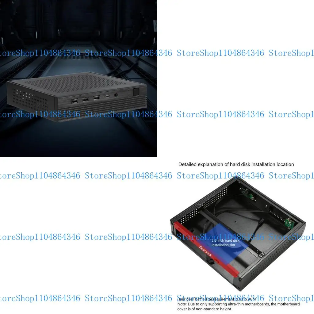 

5ASD TX06 MINI ITX CAC PC для тонких энтузиастов компьютерных плат DCIN и эффективных рабочих станций