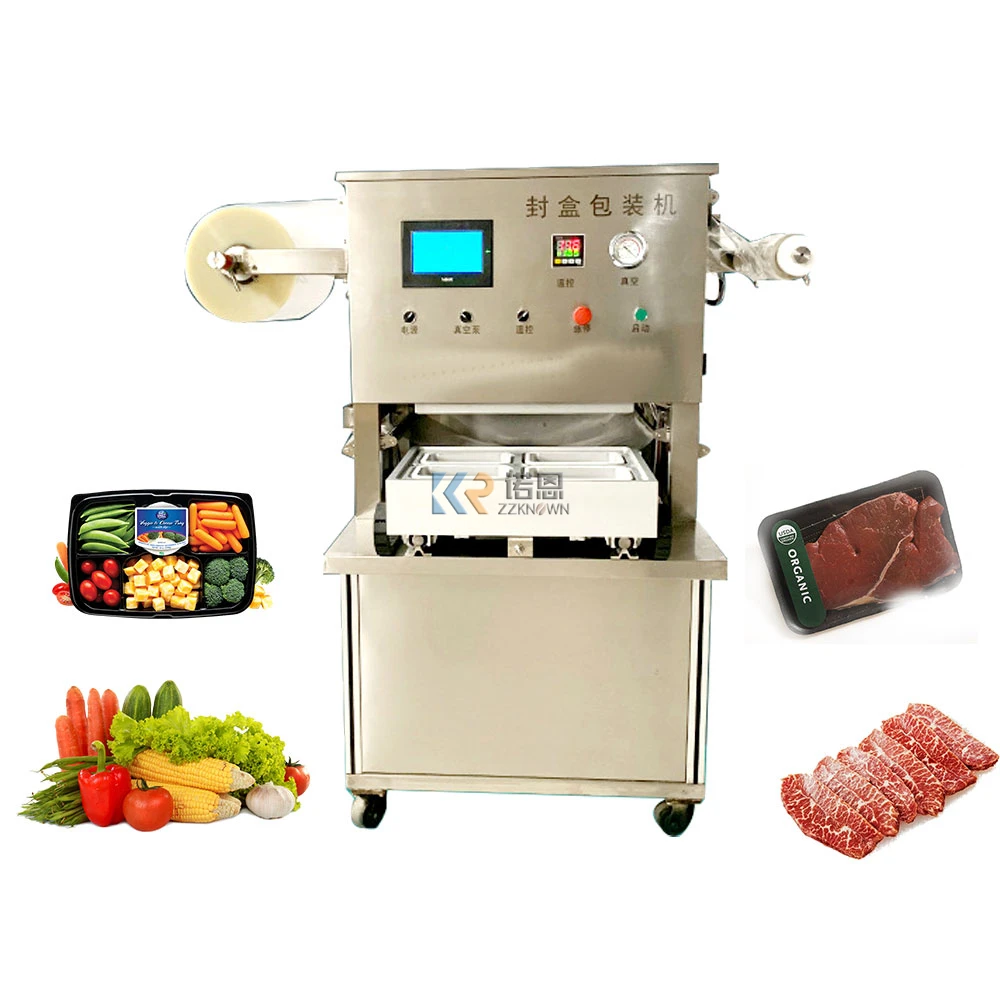 Commercial Take Out Fast Food Box Packaging Machine Portable  Automatic Vacuum Sealing Machine for Food