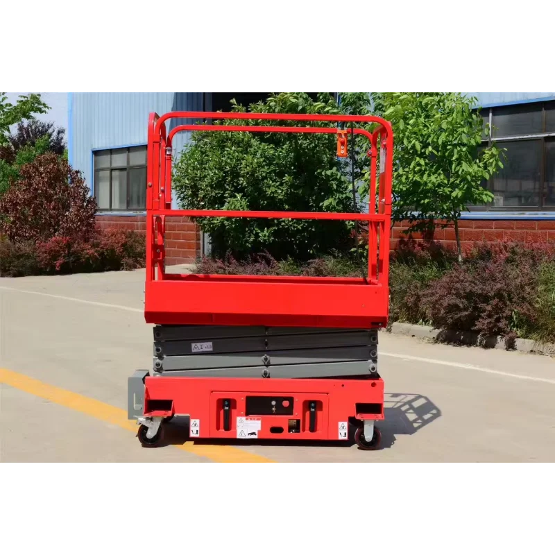 YG 6 Meter Electric Scissor Lift Platform Self-propelled 8 Meter Scissor Lift Smart Scissor Car Lift Platform CE Approval Price