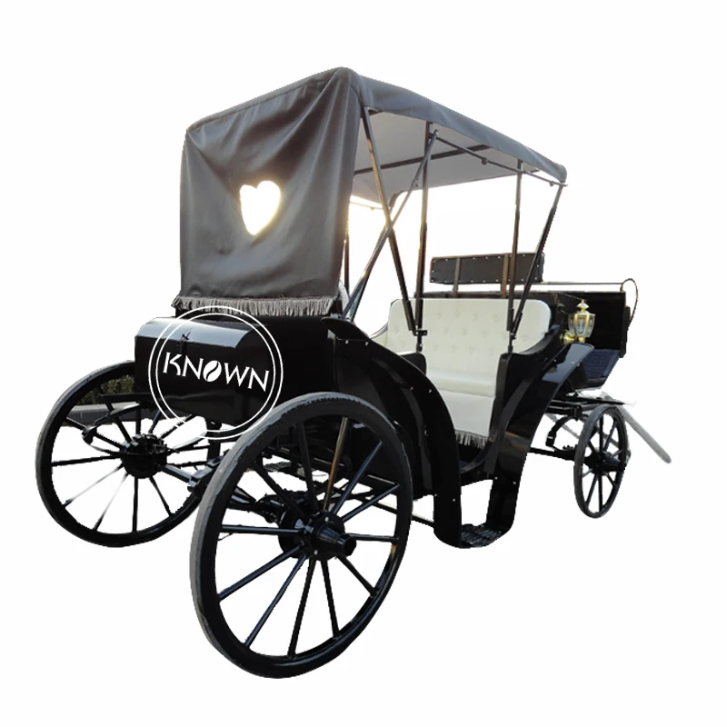 OEM Electric Royal Horse Carriage Classical Cabriolet with CE Certification European Wedding Horse Carts Wagon