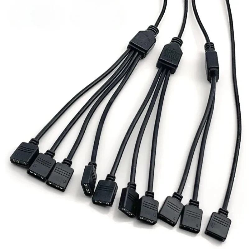 Z Computer Motherboard 5V Fan Splitter ARGB Expansion Cable Extension Adapter 3PIN