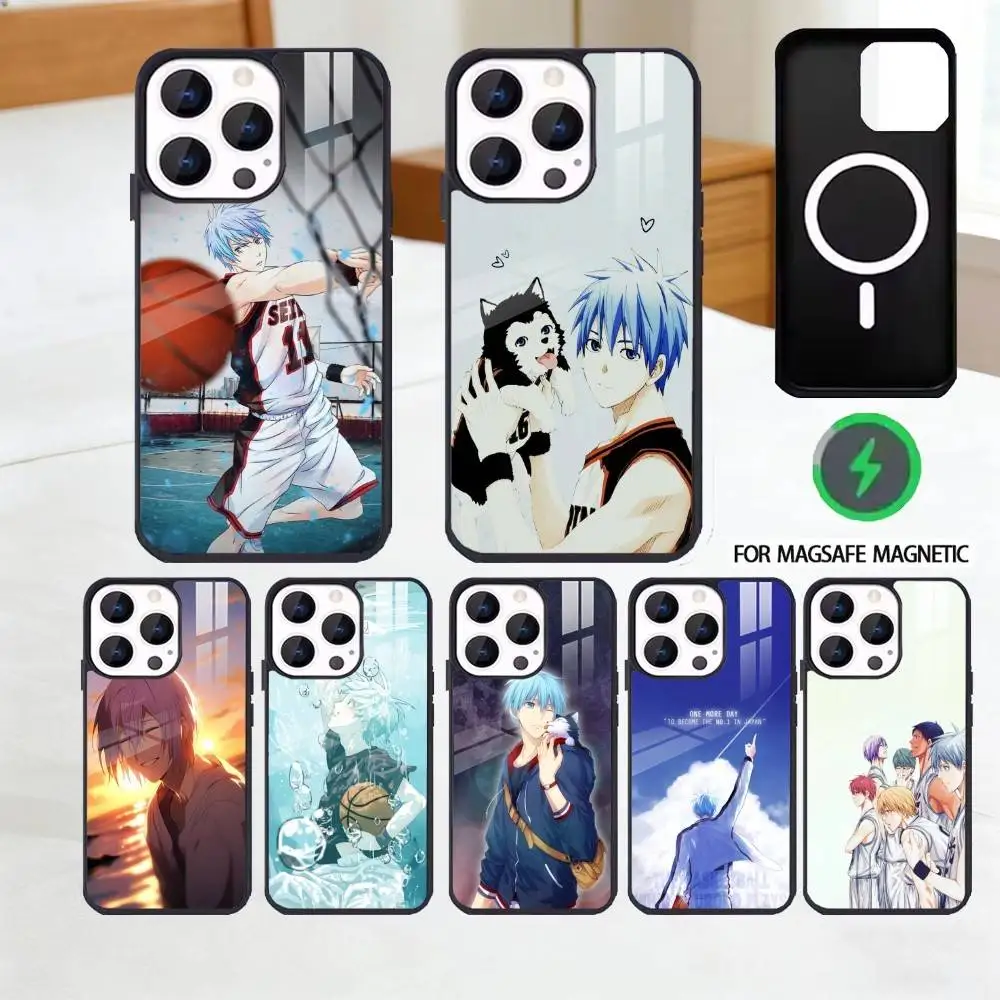 

Comic Kuruko no B-Baskets Phone Case For iPhone 17,16,15,14,13,12,Plus,Pro,Max For Magsafe Magnetic Wireless Charge