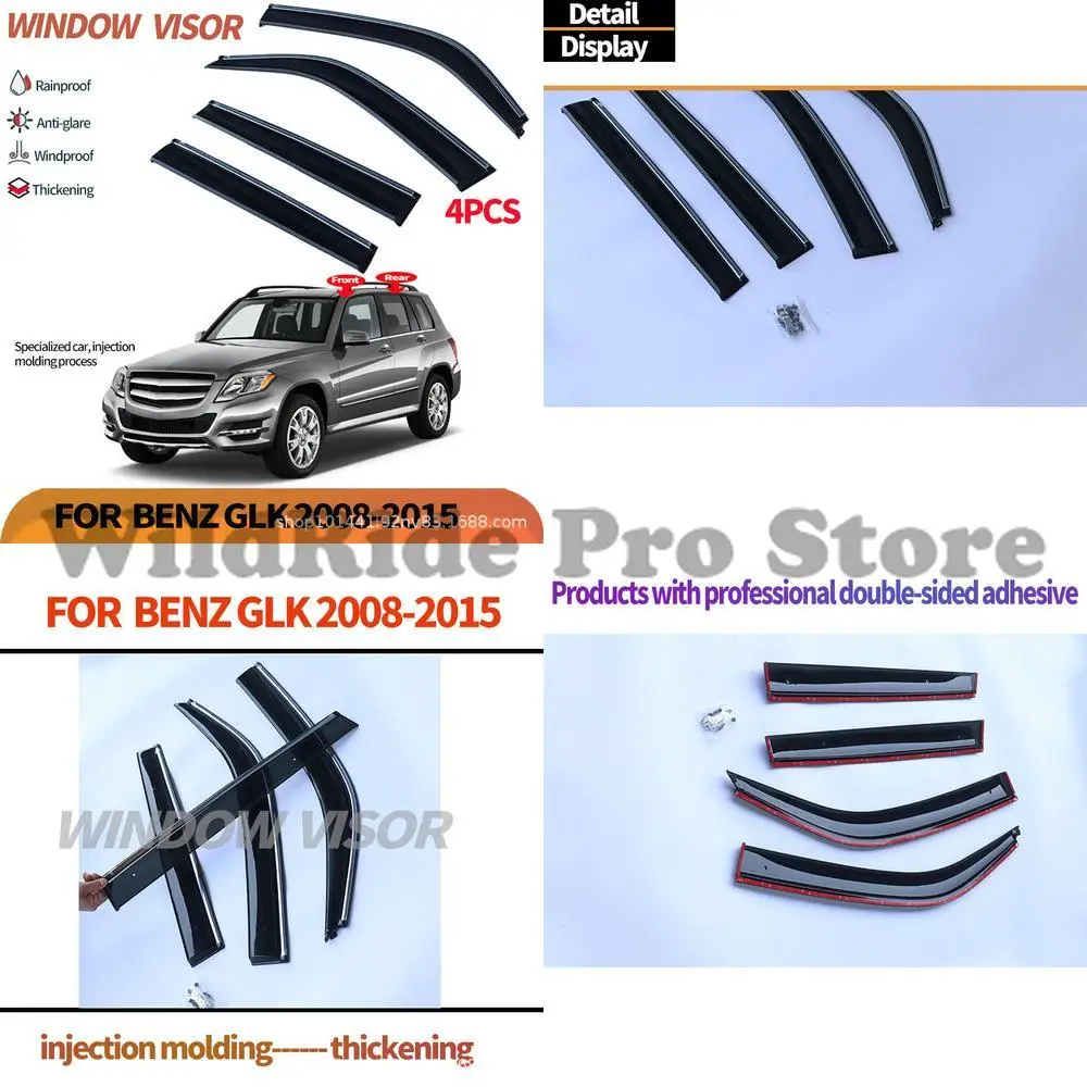 

1 set For BENZ GLK X204 2008-2015 Window Visor Rain Guard
