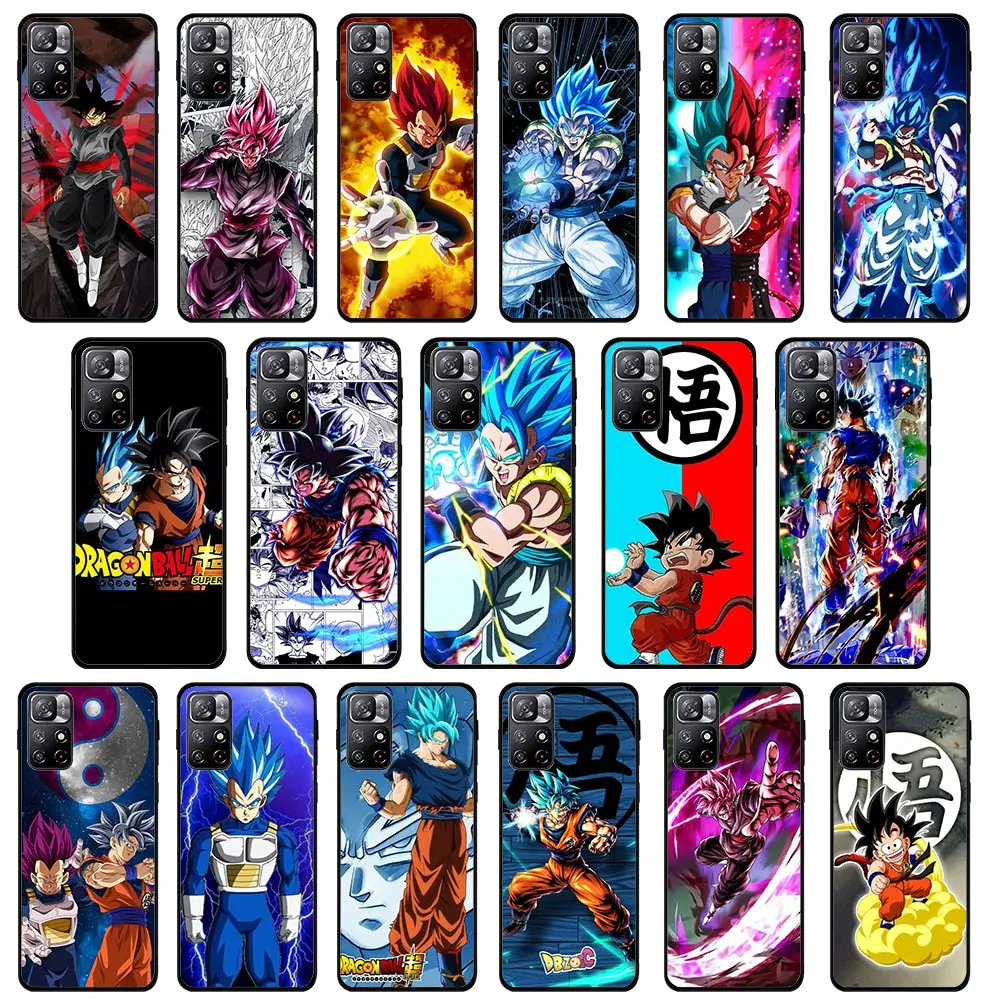 RK-65 Vegeta  Goku Silicone Case For Samsung A21S A22 A31 A32 A42 A50 A30S A50S A51 A52 A6 A13