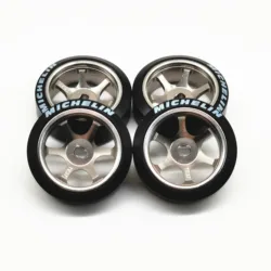 Metal 20mm piasta koła i Drift Logo opony do samochodu RC MINI-Q HGD1 MINI-Z DRZ MINI-D K969 części zamienne