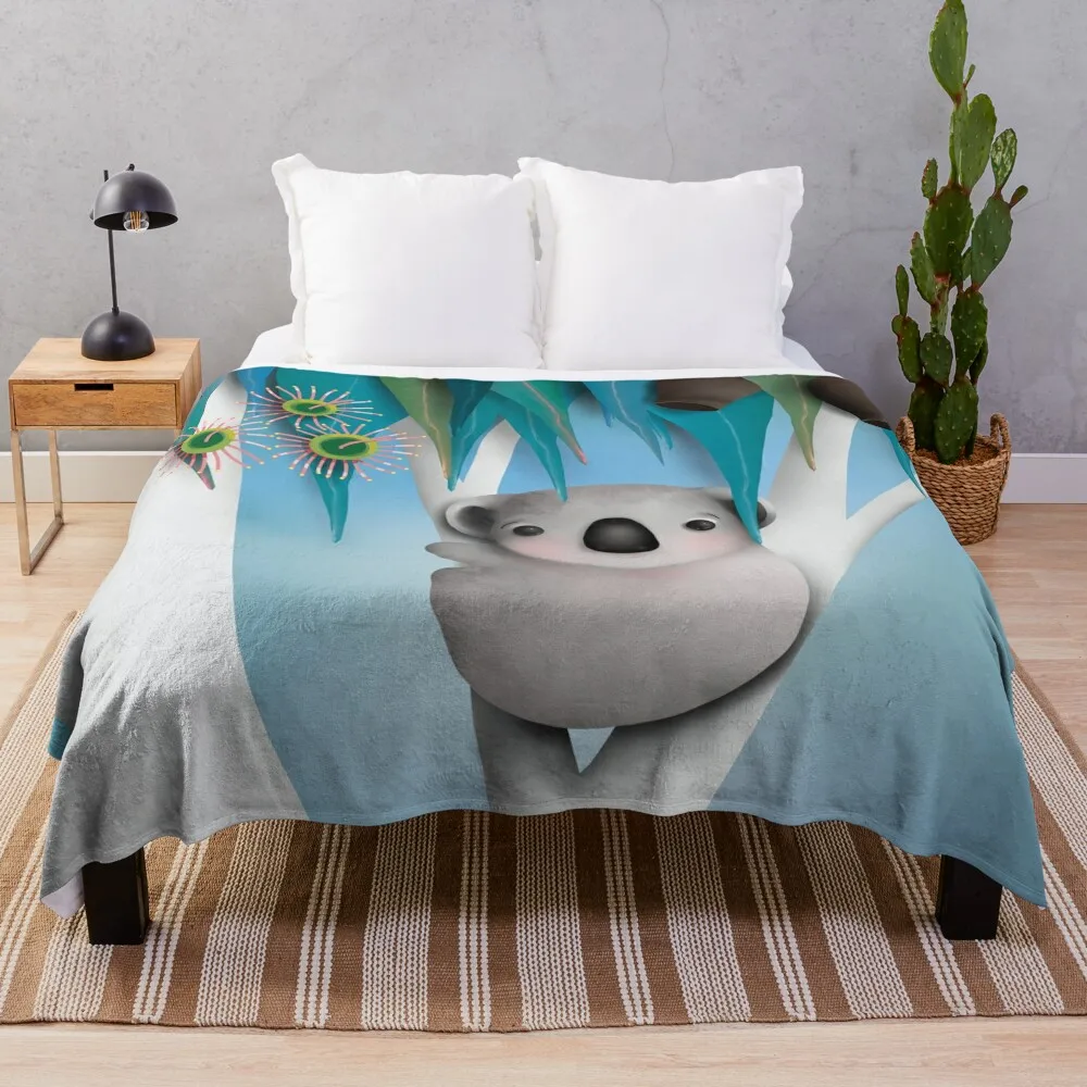 

Joey Koala Throw Blanket anime Blankets Sofas Of Decoration Luxury Throw Blankets