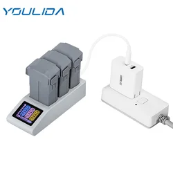 Charger Hub For DJI Mini 3 3-Way Charging Portable Intelligent Battery Fast Charging Hub For DJI Mini 3 4 PRO Drone Accessories