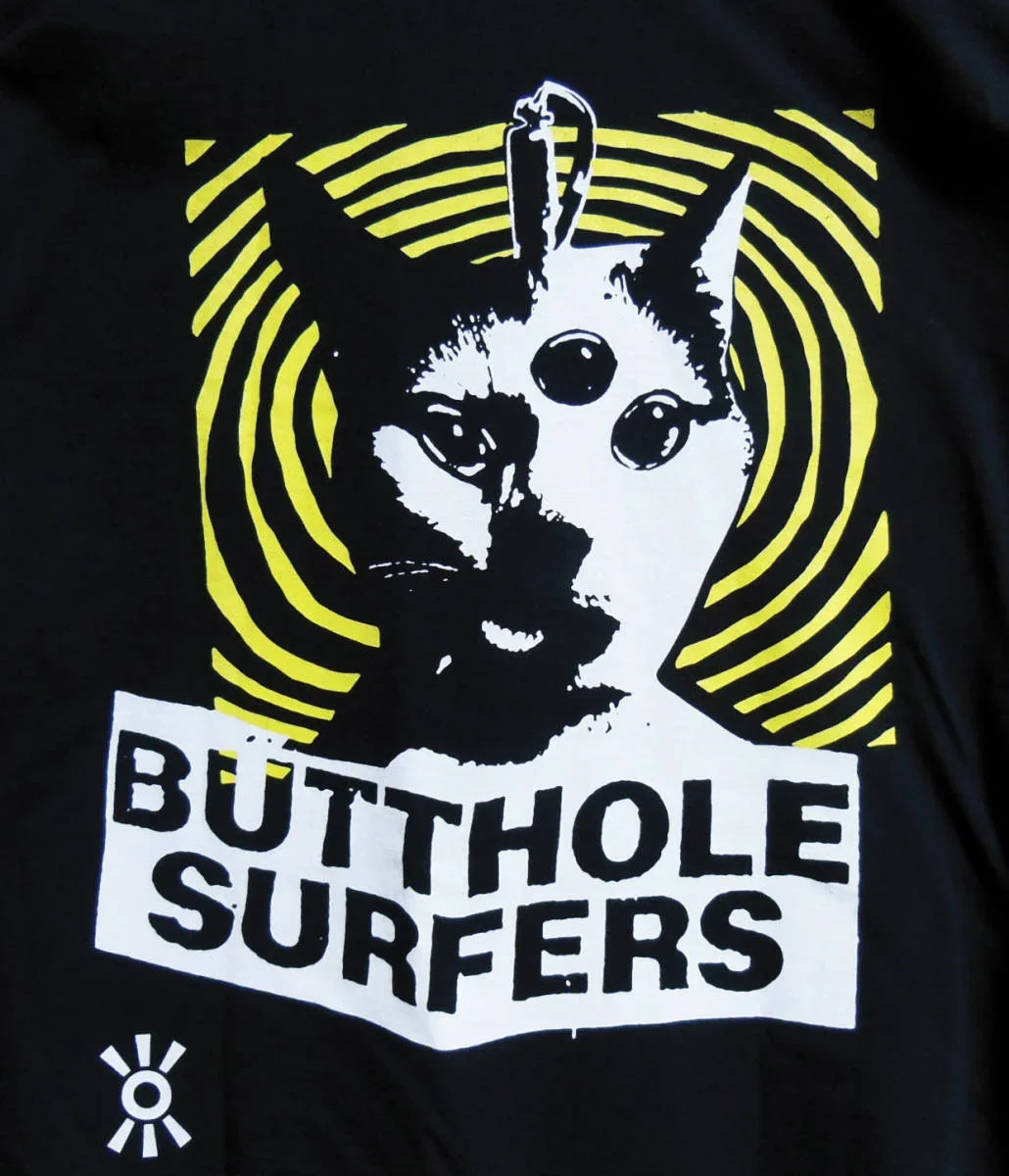 Butthole Surfers Black T-Shirt Cotton Full Size Unisex S-5XL