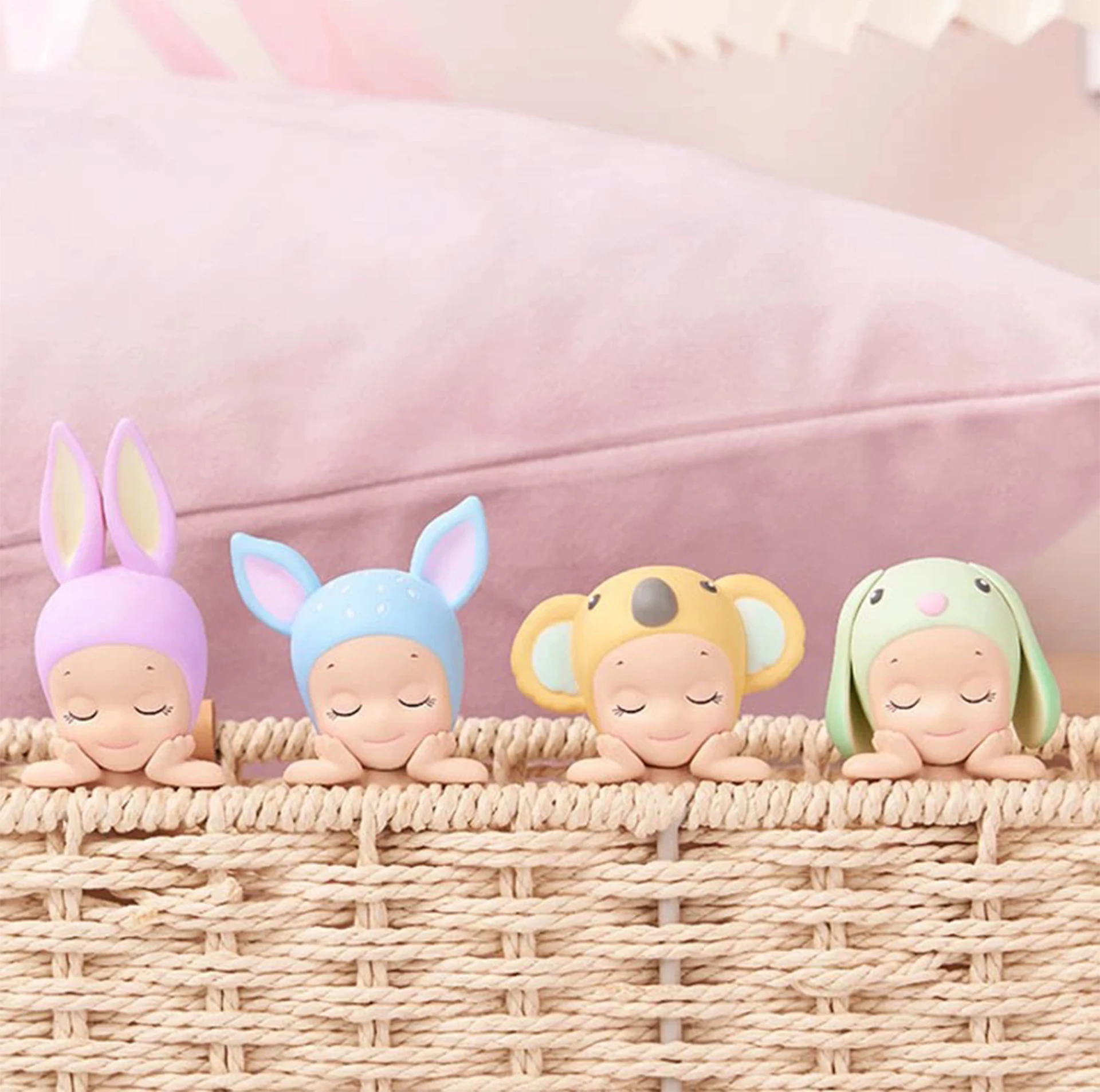 Sunny Angel Mini Figures series Hippers Blind Box Mysteries Kawaii Ornament Doll Kid Phone Decoration Cute Christmas Gift