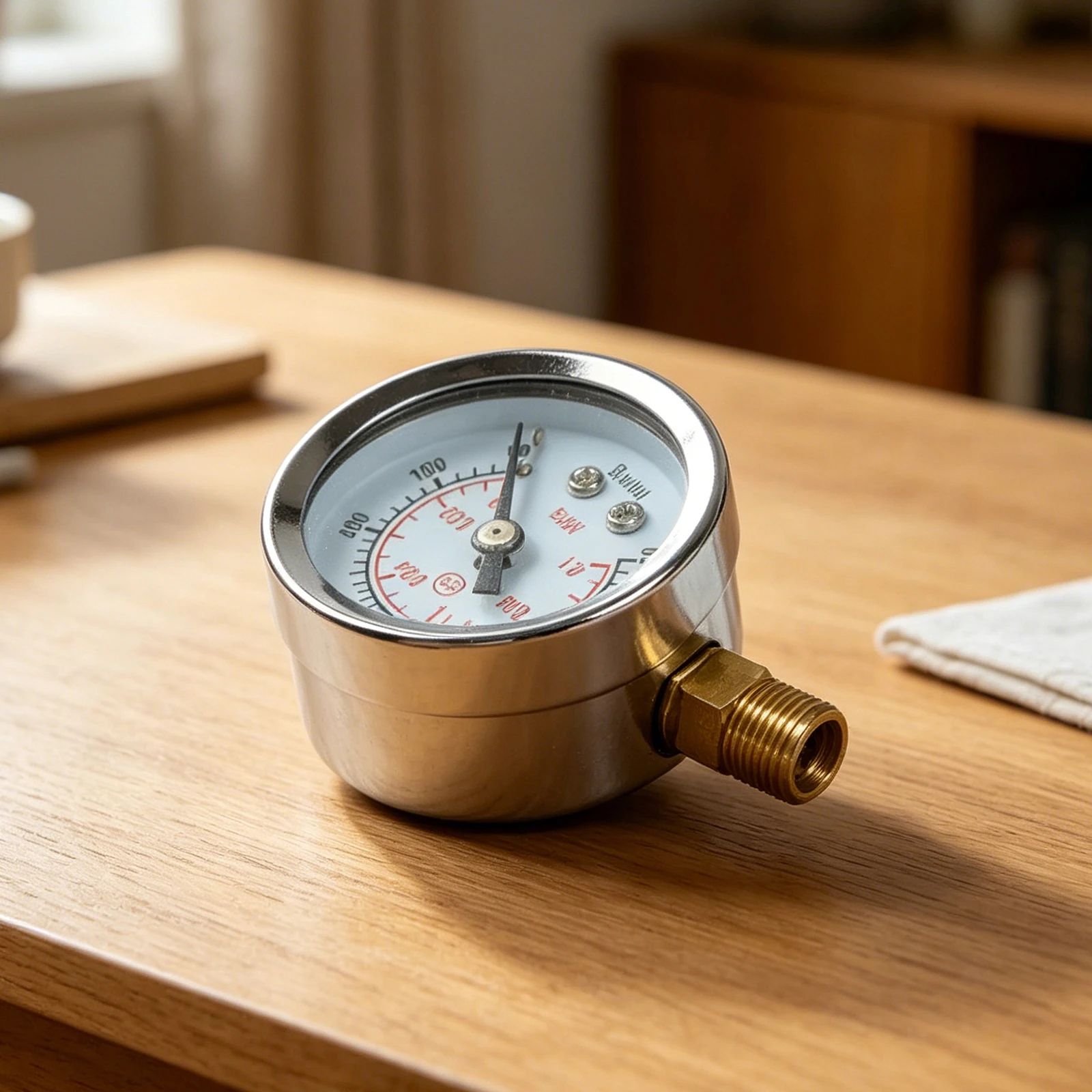 As Shown In The Figure Filter Pressure Gauge Accurate Reading Vacuum Gauge Mechanical Gauge Clear Readability Copper Interface