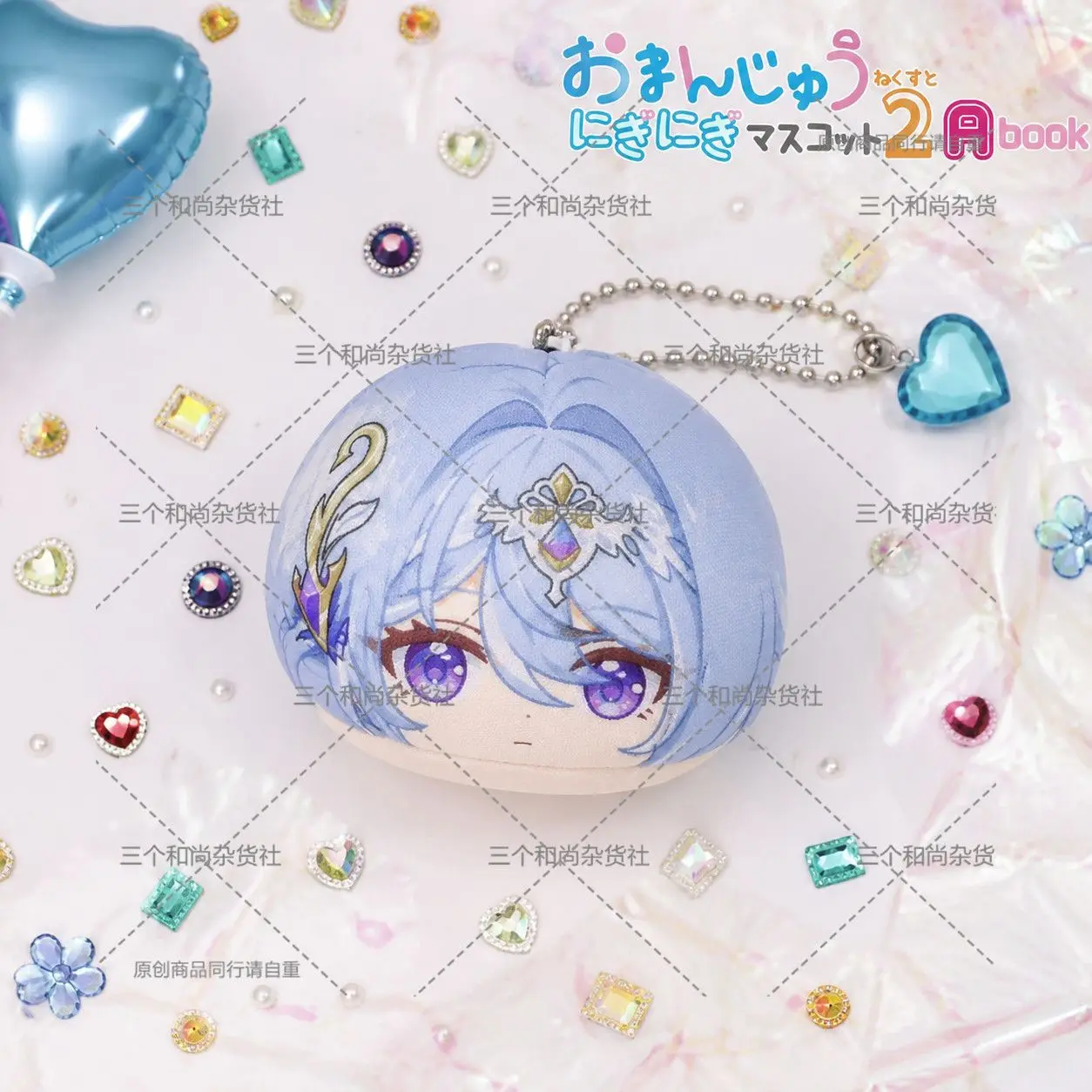 Genshin Impact Odette Spessiva Plush Keychain Pendant 7CM Cosplay Soft Figure Periphery Adorable Anime Birthday Gifts