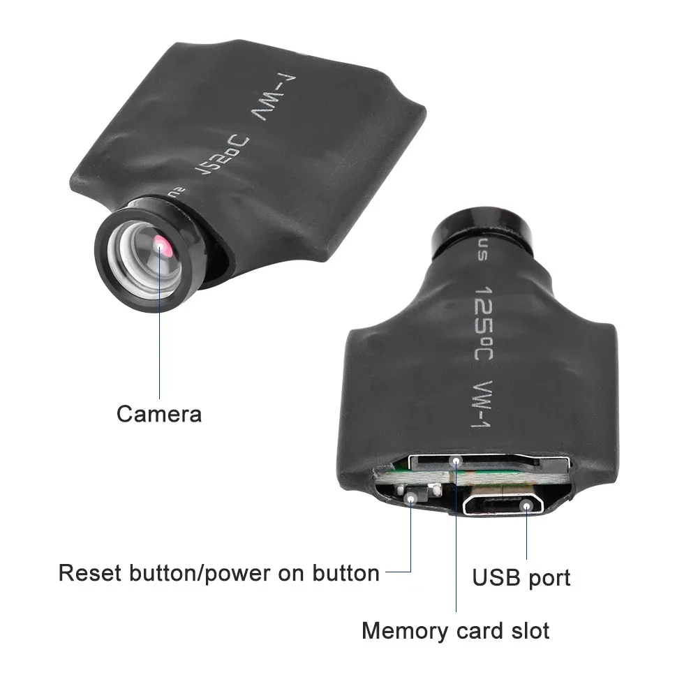 1080P HD Mini WiFi IP Camera 120° Wide Angle Wireless Security Camera Motion Detection Remote APP Video Recorder for Home Baby M