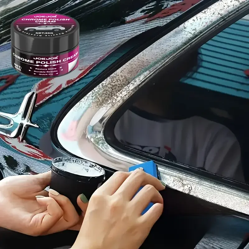 Effectively revives oxidised chrome.Apply,buff,and enjoy long-lasting shine.Suitable for versatile use on cars,exterior surfaces