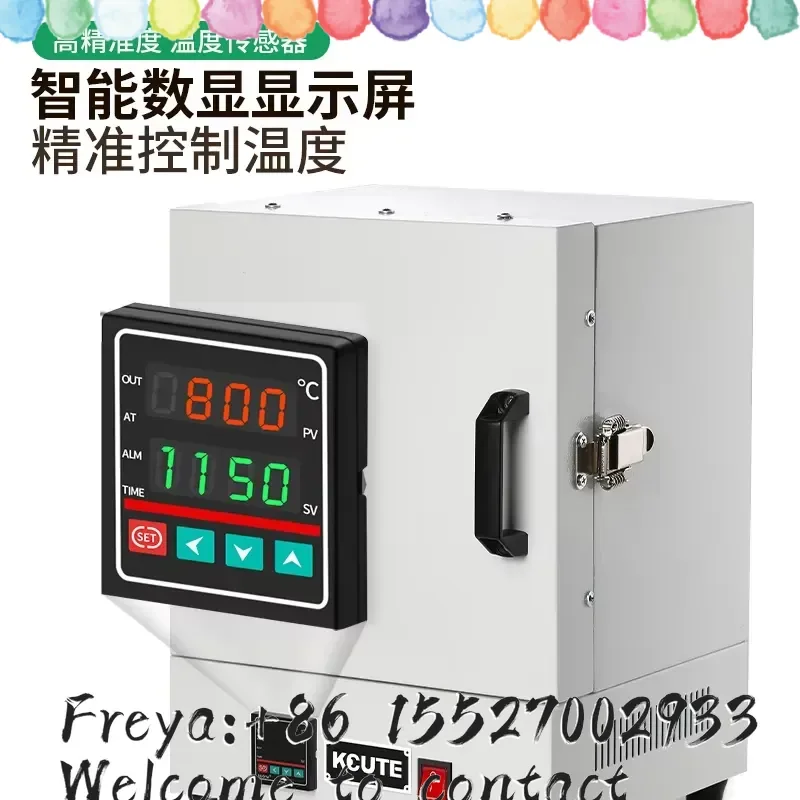 2025 New Arrival 1150 Degree Jewelry Making Machine Gold Casting Furnace Plaster Wax Burnout Oven for Losing Wax