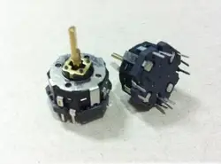 YYT RKJXT1F multi-directional rocker switch with a rotary encoder push switch 15 is positioned number