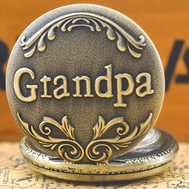 Винтажные кварцевые карманные часы с цепочкой в стиле ретро, лучшие карманные часы, ожерелье для дедушки, папы, подарки, reloj de bolsillo