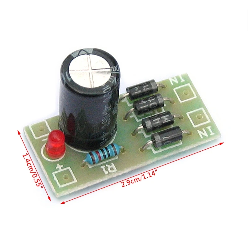 AC-DC Converter 6/12/24V To 12V Full-bridge Rectifier Filter Power Supply Module