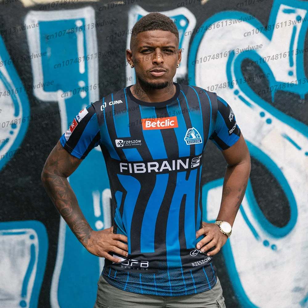 بولندا لكرة القدم كيت 25-26 ستال رززوفو جيرسي كيت التجفيف السريع بولسكا لكرة القدم جيرسي تي شيرت طفل كرة القدم جيرسي كيت #1