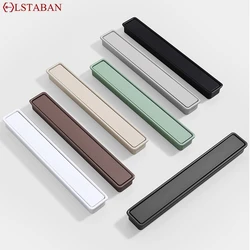 Modern Simple Sliding Door Concealed Embedded Handle Zinc Alloy Kitchen Cabinet Invisible Furniture Slotted Colorful Pull Knobs