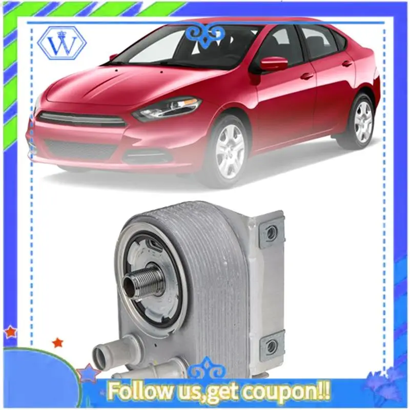 

M46K-05048119AA 5048119AD Engine Oil Cooler Core Cooling Radiator With Shaft For Jeep Dodge Renegade Cherokee 2.0L 2.4L Accessor