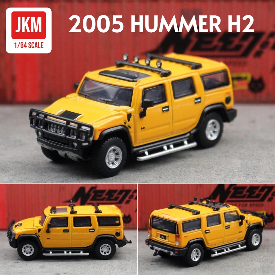 1/64 Hummer H2 SUV Toy Car Model JKM 1:64 Off Road Sport Miniature