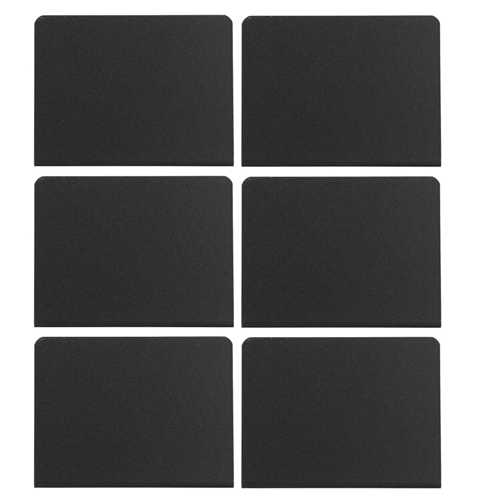

6pcs Mini Dining Table Blackboard Chalk Sign Small Food Cards Buffet Placecards PVC Signs Easy Clean Reusable Versatile Design