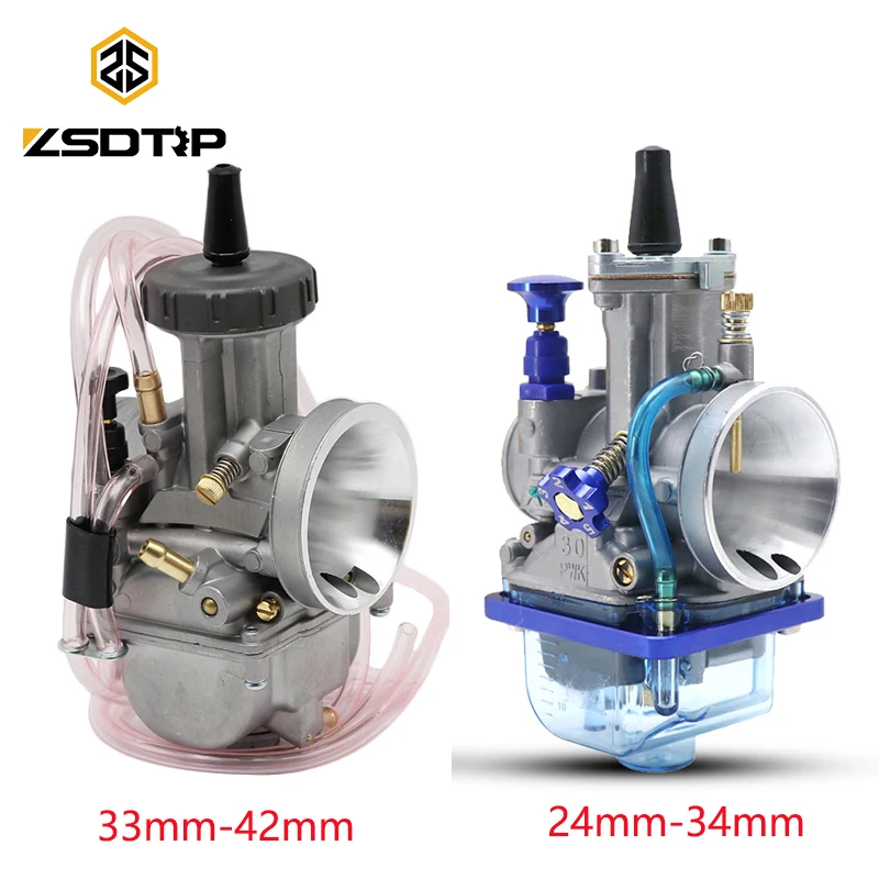 ZSDTRP 30 32 33 34 35 36 38 40 42mm For Keihi Carburetor Used at Off-road Motor Motocross Scooter PWK Carburedor 50cc to 500cc