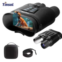 Tinsol nuevo binoculares de visión nocturna 4K HD 3,0 pulgadas 600M 8x Zoom visión nocturna antivibración con IR para observación de aves caza