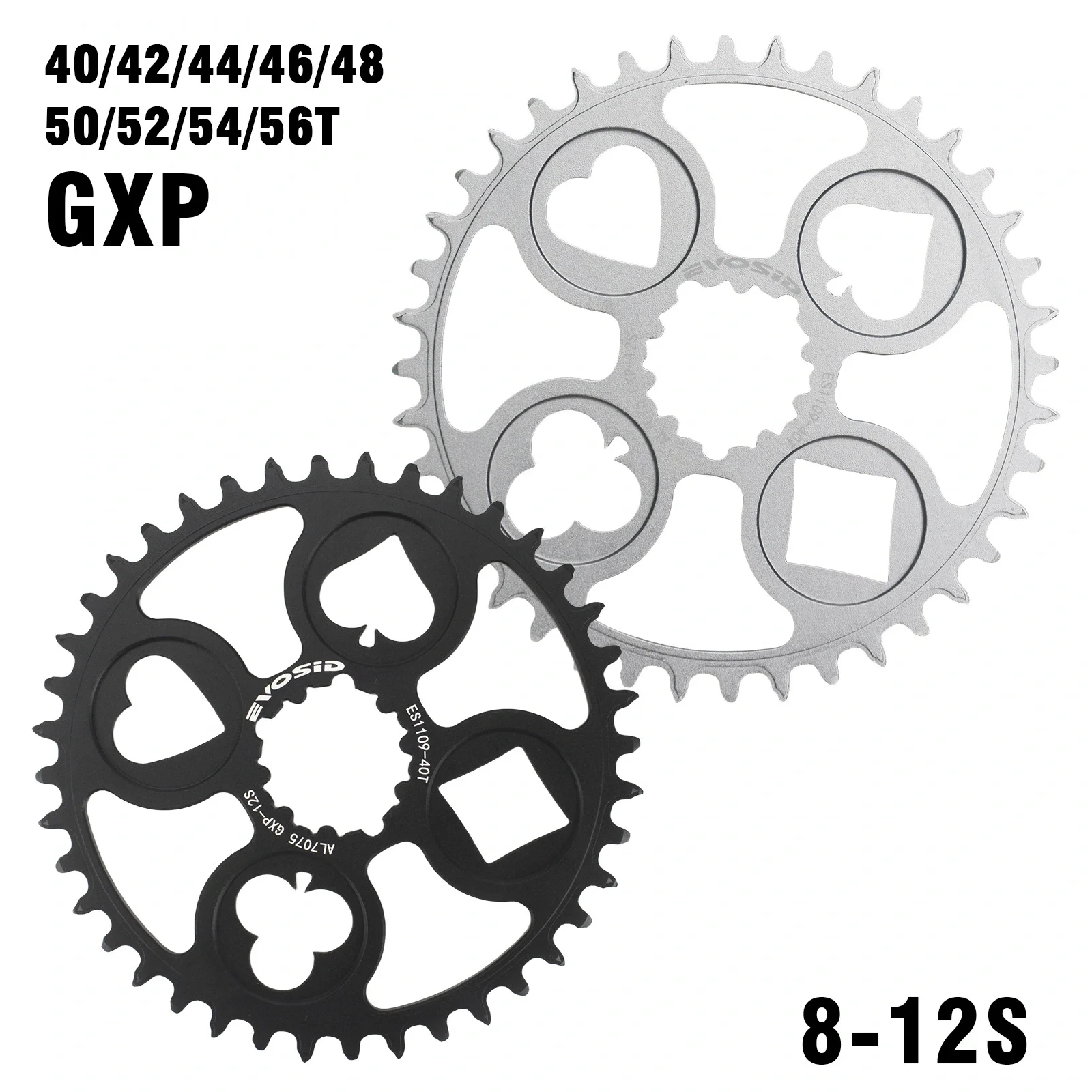 

Folding Bicycle Chain Wheel, Poker Shape, GXP, Positive, NegativeTeeth, Direct Installation Plate, Road Bicycle