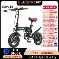 ESKUTE F200 Adult Foldable Electric Bicycle 250W Motor 36V 7.8AH 25km/h Electric Bike 14 Inch Tire Urban Commuting EBike