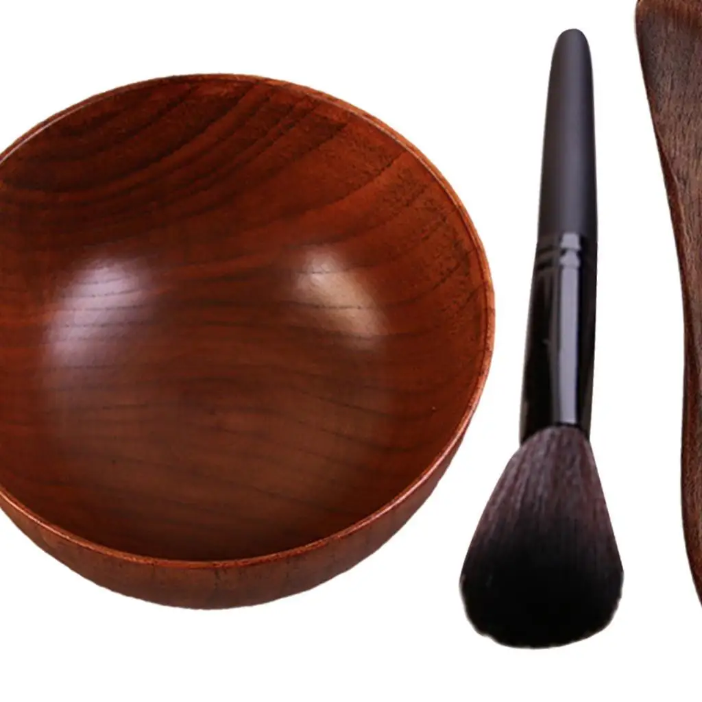 DIY Face Mask Mixing Bowl with Beauty Brush and Spatula Set for Home Spa and Aesthetic Care
