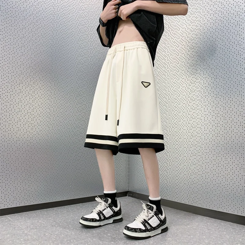 

Американские ретро-шорты из трикотажа для мужчин, летние, тонкие, спортивные, CleanFit, большие размеры, для баскетбола, бокса, повседневные брюки