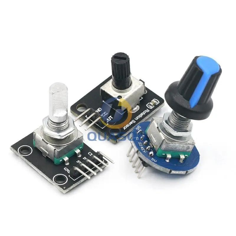 360 Degrees Rotary Encoder Module For Arduino Brick Sensor Switch Development Board KY-040 With Pins