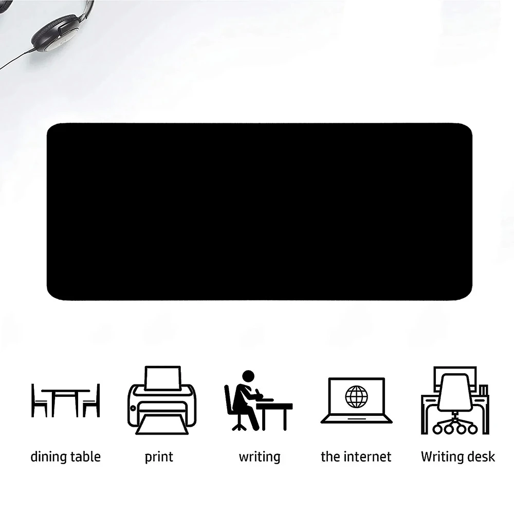 Gensin Cyno Mouse Pad Berbagai Ukuran Alas Meja Permainan Kantor Komputer Persegi Besar Alas Mouse Karet Anti Selip