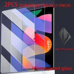 2PCS For Xiaomi Redmi Pad SE 11-inch 2023 Tablet Protective Film Scratch Proof Tempered Glass Screen HD Protector
