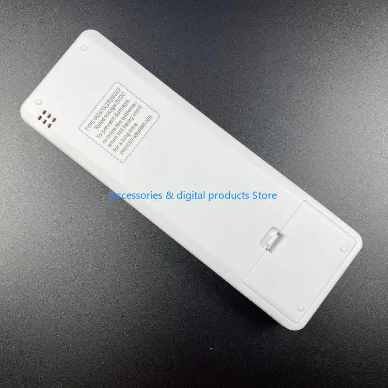 77JD Portable Backlit Remote Control Ergonomic Handle for RG67G(2S) BGEF Air Conditioner Easy Control During Travel and Home