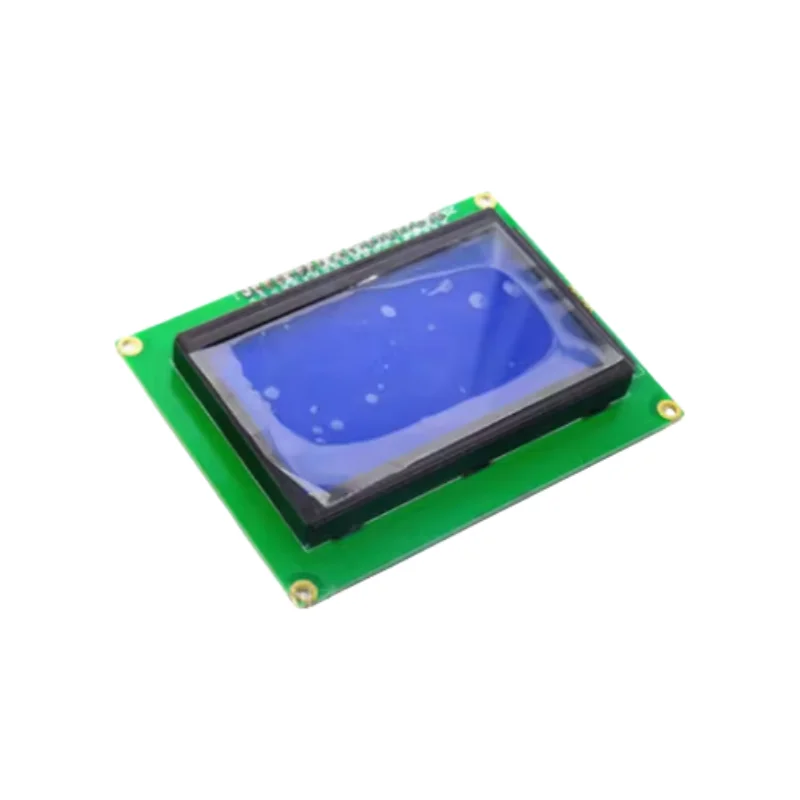 LCD12864 Liquid Crystal Display (LCD), with Backlight, 12864 - 5V, LCD12864 Blue - screen, with Font Library