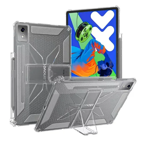 Imagen 1 del producto Para Lenovo Xiaoxin Pad Pro 12,7 2025 funda TB373FU/TB375FC TPU carcasa suave airbags para Idea Tab Pro 12,7 pulgadas funda para tableta con soporte