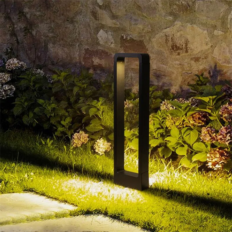 Imagem -06 - Outdoor Impermeável Led Lawn Lamp Exterior Bollard Floor Jardim Luz Caminho Pátio Iluminação Rodoviária Ip68 15w Ac85 265v 1pc Lot