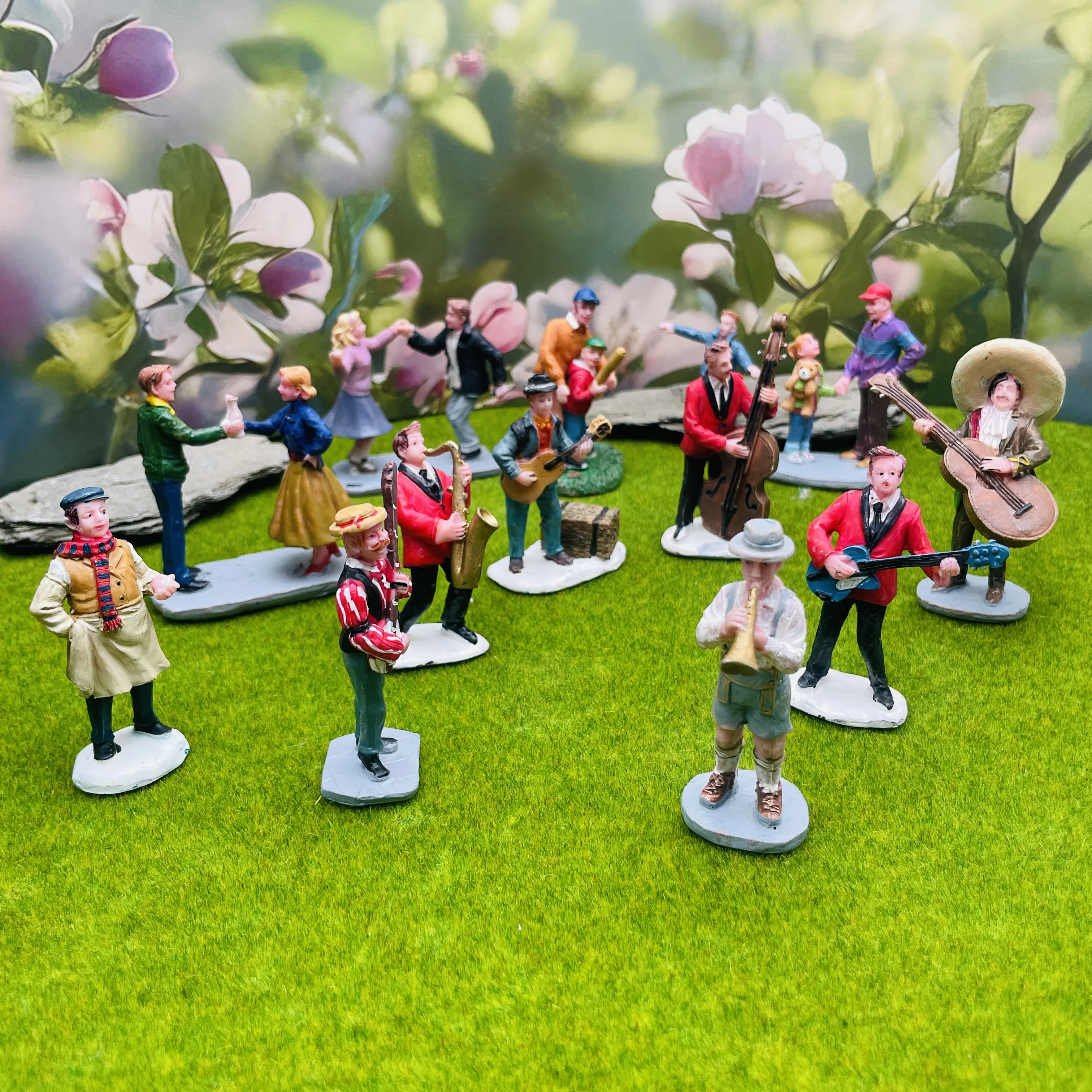 Patung Mini Figurine Band Musi - Vintage Fairy Figurines Collectible ulasan dan harga