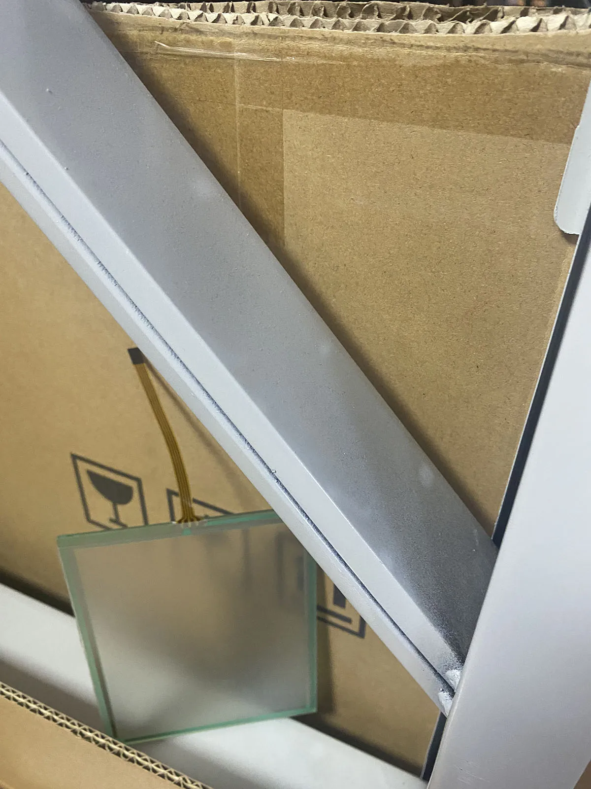 

1PCS For Riso Copier RZ370 RZ570 RZ670 RZ970 MZ770E 133*105mm Touch Screen Glass