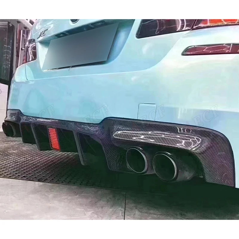 

Автомобильный задний разделитель губ для BMW 5 серии F10 F18, задний бампер из углеродного волокна, диффузор, спойлер, автозапчасти, комплекты кузова