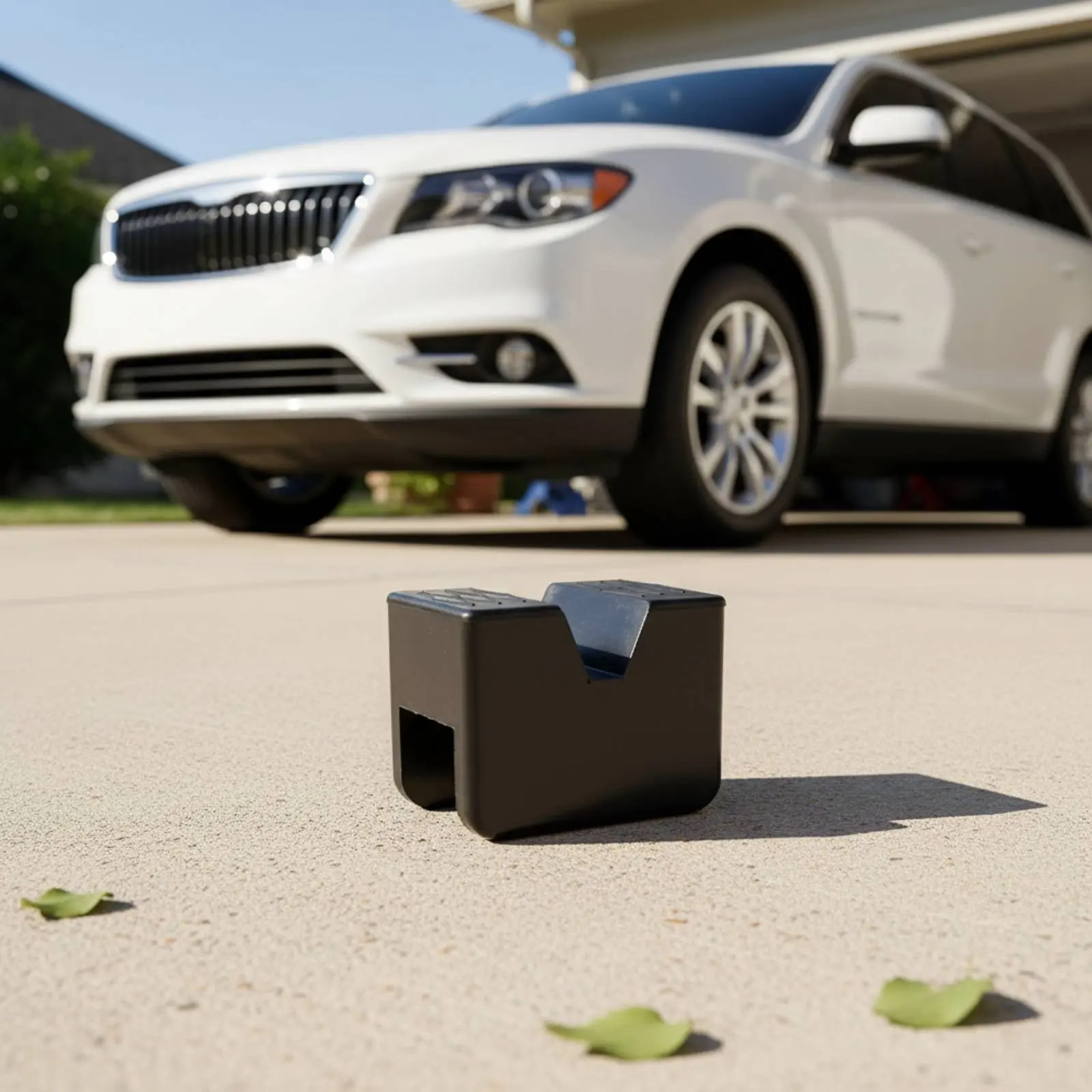 

4 Pieces Rubber Lift Pad Load Bearing Rubber Lift Adapter Weld Protector Block Shock Absorbing Car Lift Puck Non-Slip for Garage