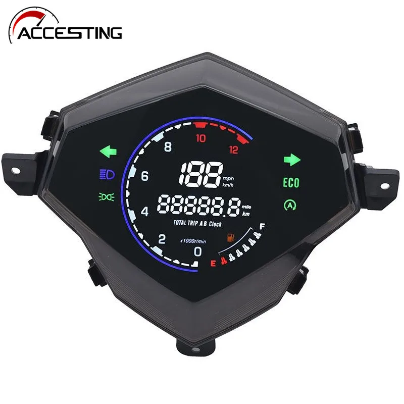 New LED Motorcycle Speedometer For YAMAHA Mio125 MIO i125 Mio110 Mio M3 METER DIGITAL Odometer