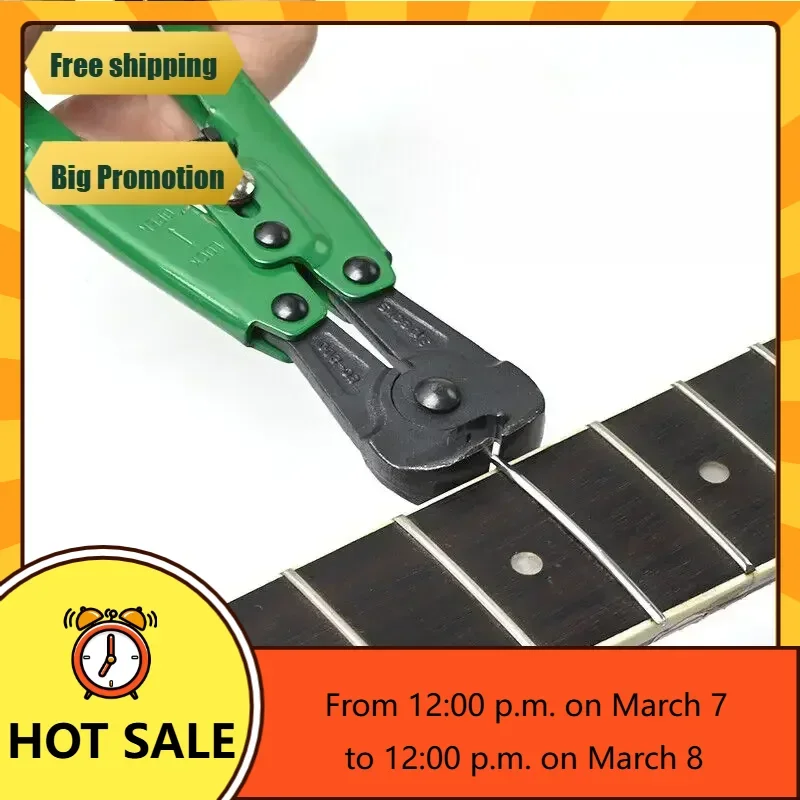

QX Music Store-Stainless Steel Fret Pliers Nickel Copper Alloy Replacement Fret Wire Pliers Folk Electric Guitar Repair Tools