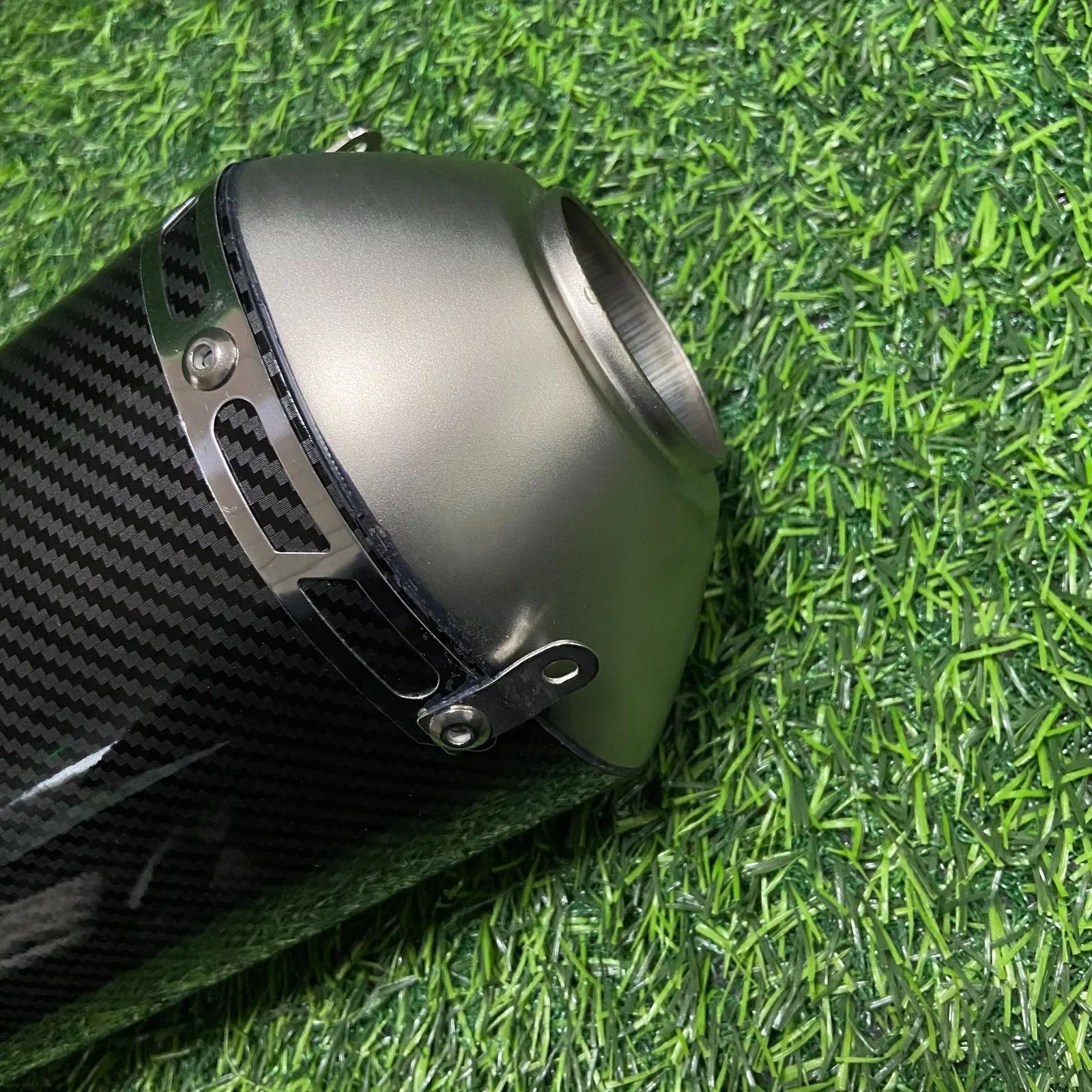 Für Yamaha FZ09 MT-09 2020-2020 Auspuff-Vorderrohr Schalldämpfer-Endstücke Komplettes Auspuffsystem Auspuffrohre – Detail 6