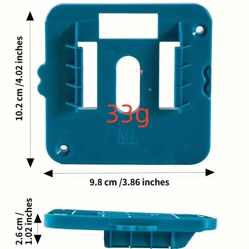 Wall Mount Battery Holder for Makita 18V LXT Li-ion Battery ABS Storage Rack Hanger