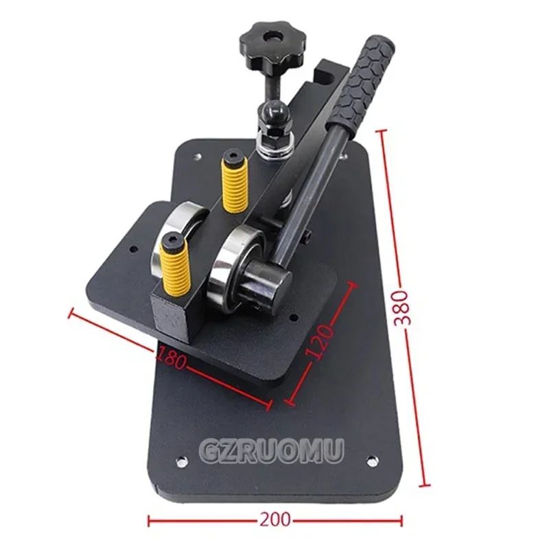 Picture 4: 12x18cm Cantilever Hand Leather Cutting Machine Paper Dies Pattern Hand Press Mold Leather Embossing Machine